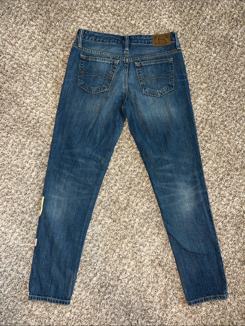 Polo by Ralph Lauren Girl's Astro Slim Fit Boyfriend Skinny Jeans - Size 16 - Picture 8 of 10
